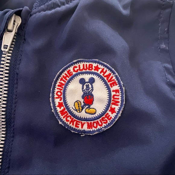 H&M Navy Blue Micky Mouse Bomber Jacket - Picture 3 of 8